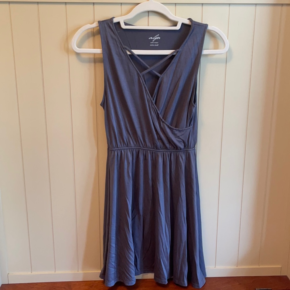 Casual gray dress